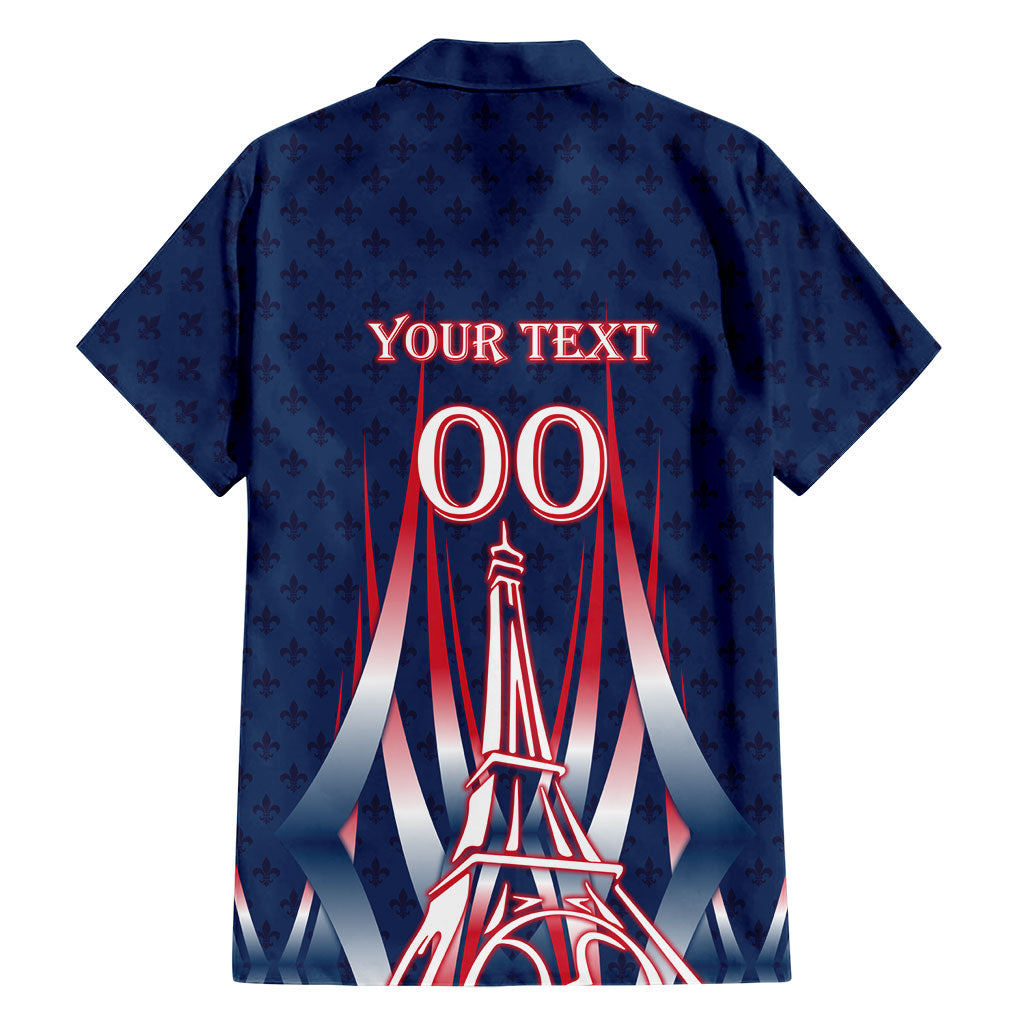 Personalized France Football Knight Hawaiian Shirt Medieval Knight Soccer Concept With Eiffel Tower