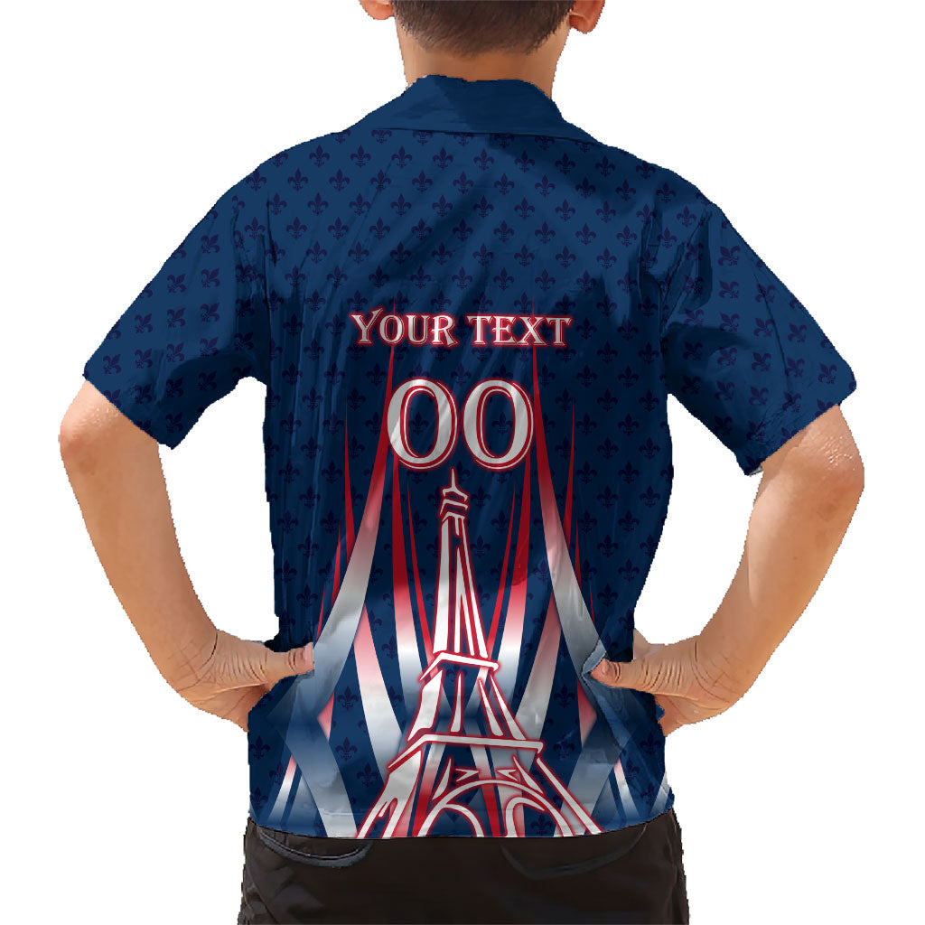 Personalized France Football Knight Hawaiian Shirt Medieval Knight Soccer Concept With Eiffel Tower