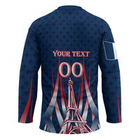 Personalized France Football Knight Hockey Jersey Medieval Knight Soccer Concept With Eiffel Tower