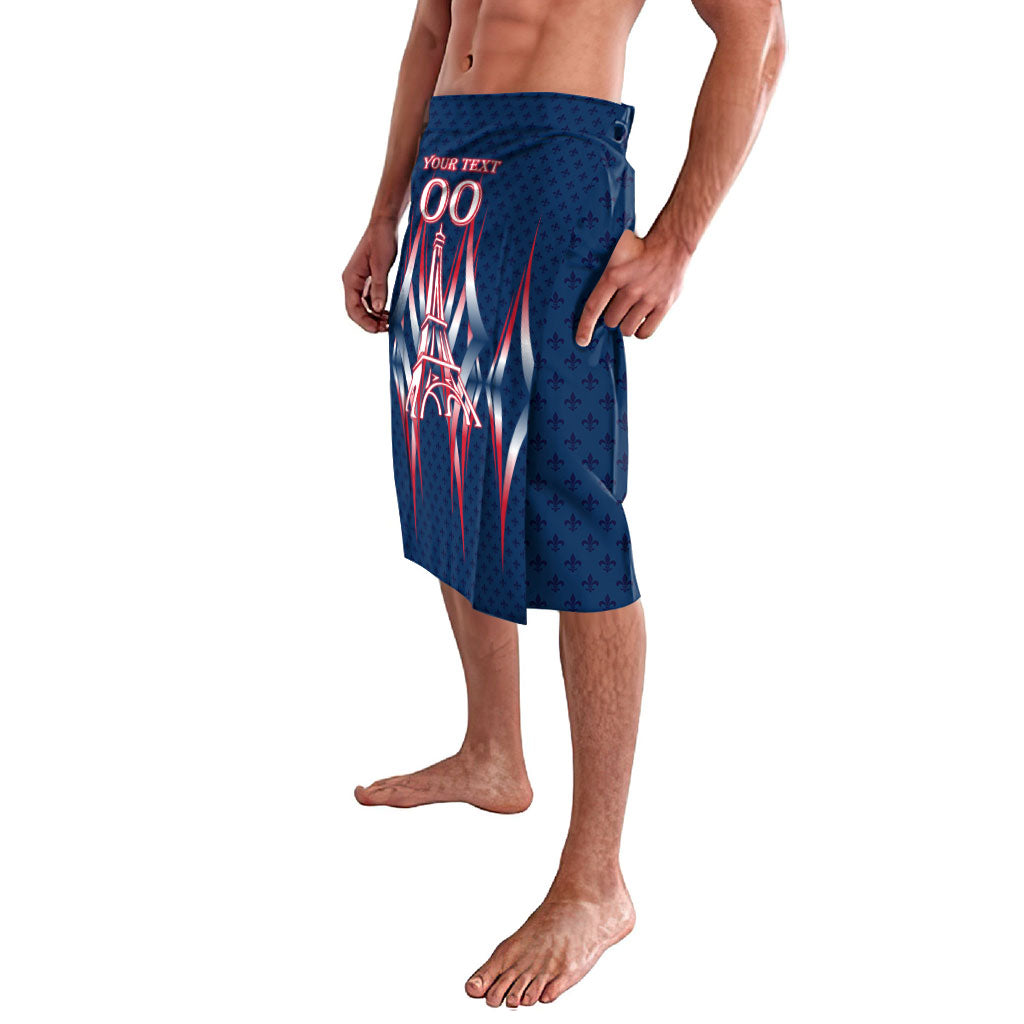 Personalized France Football Knight Lavalava Medieval Knight Soccer Concept With Eiffel Tower