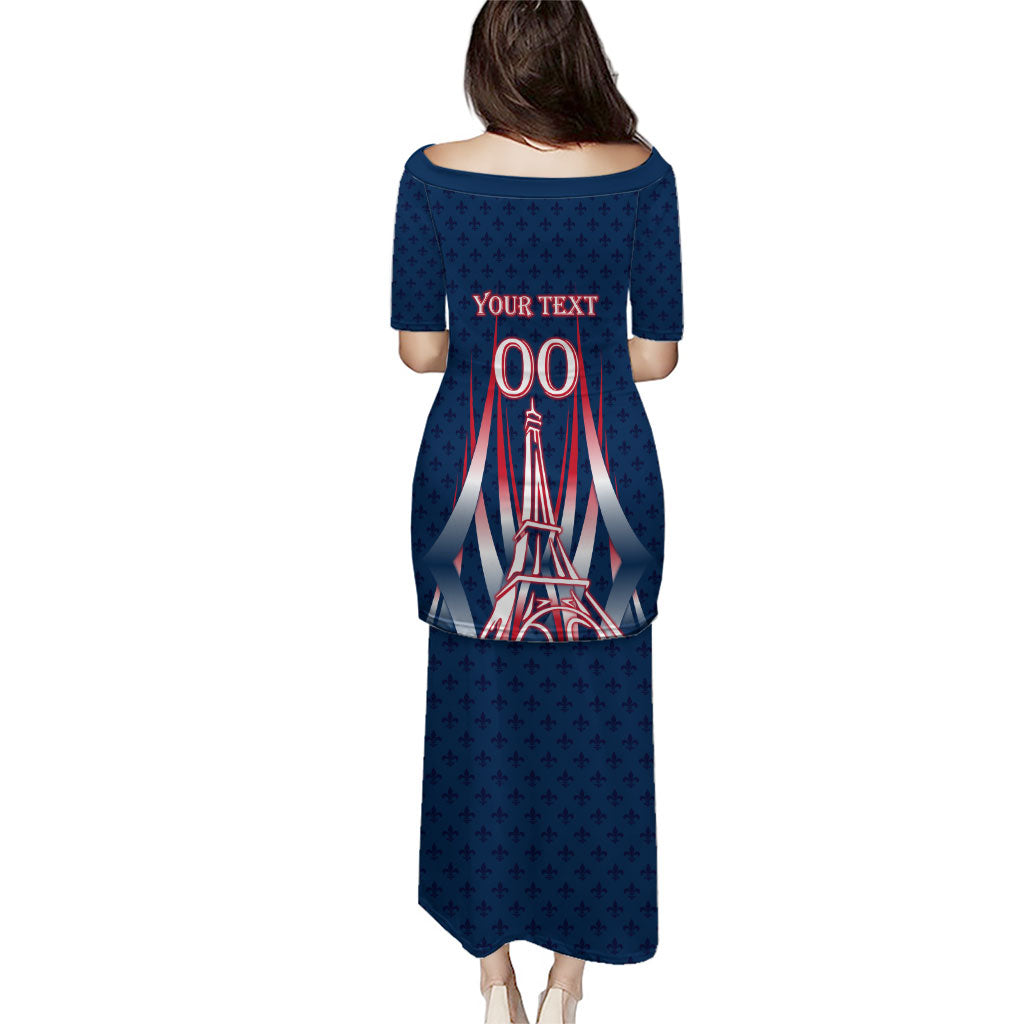 Personalized France Football Knight Puletasi Medieval Knight Soccer Concept With Eiffel Tower