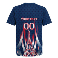 Personalized France Football Knight Rugby Jersey Medieval Knight Soccer Concept With Eiffel Tower