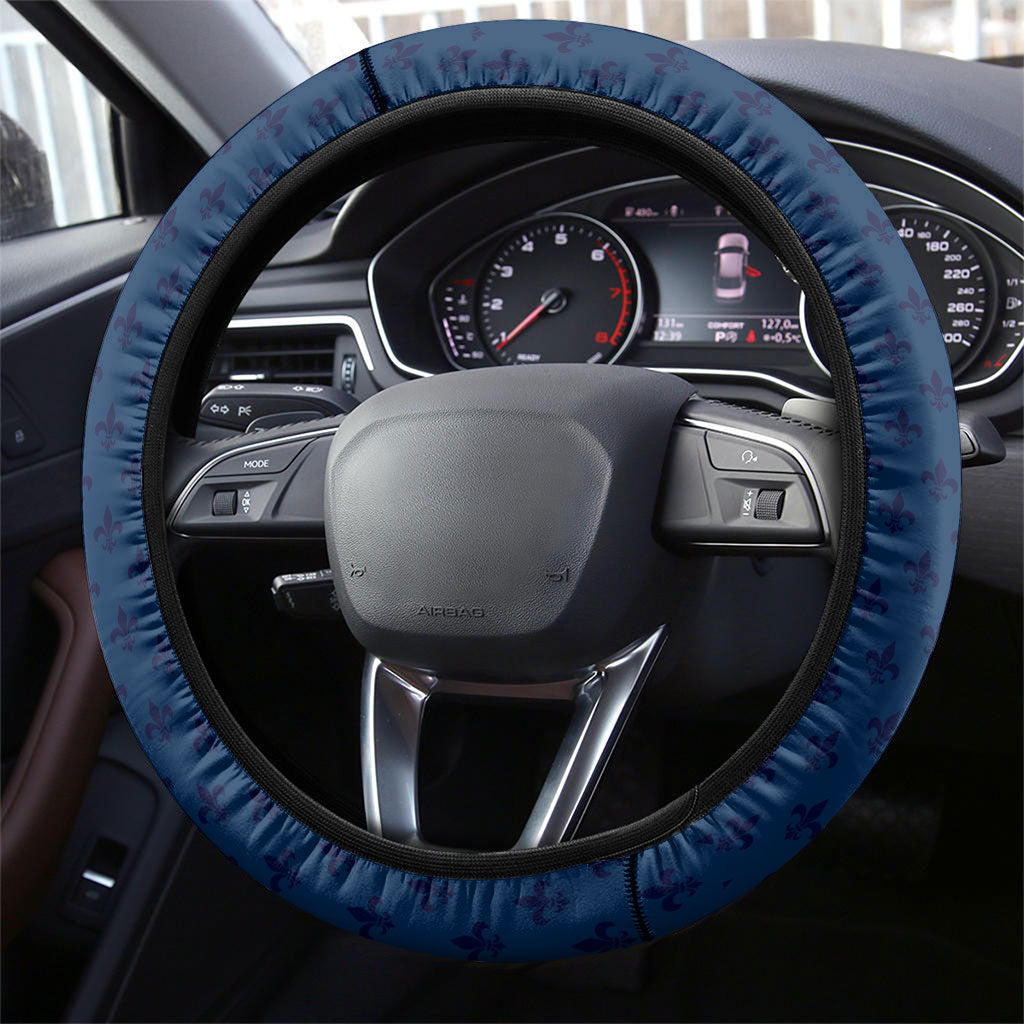 France Football Knight Steering Wheel Cover Medieval Knight Soccer Concept With Eiffel Tower