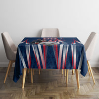 Personalized France Football Knight Tablecloth Medieval Knight Soccer Concept With Eiffel Tower