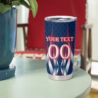 Personalized France Football Knight Tumbler Cup Medieval Knight Soccer Concept With Eiffel Tower