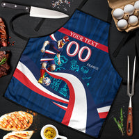 Personalized France Gallic Rooster Football Apron Rooster Mascot French Culture Doodle