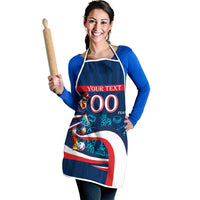 Personalized France Gallic Rooster Football Apron Rooster Mascot French Culture Doodle