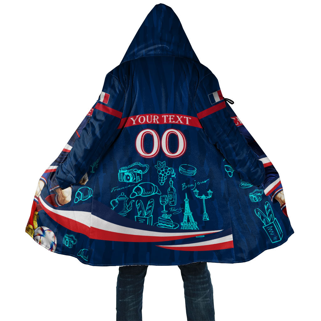 Personalized France Gallic Rooster Football Cloak Rooster Mascot French Culture Doodle