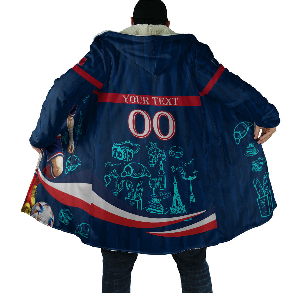 Personalized France Gallic Rooster Football Cloak Rooster Mascot French Culture Doodle
