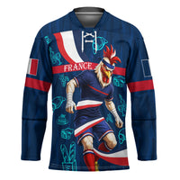 Personalized France Gallic Rooster Football Hockey Jersey Rooster Mascot French Culture Doodle