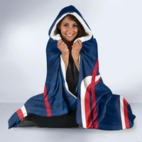 Personalized France Gallic Rooster Football Hooded Blanket Rooster Mascot French Culture Doodle