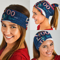 Personalized France Gallic Rooster Football Neck Gaiter Rooster Mascot French Culture Doodle