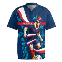 Personalized France Gallic Rooster Football Rugby Jersey Rooster Mascot French Culture Doodle