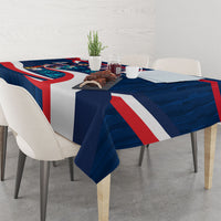Personalized France Gallic Rooster Football Tablecloth Rooster Mascot French Culture Doodle