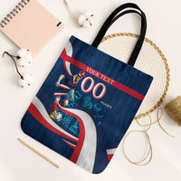 Personalized France Gallic Rooster Football Tote Bag Rooster Mascot French Culture Doodle