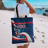 Personalized France Gallic Rooster Football Tote Bag Rooster Mascot French Culture Doodle