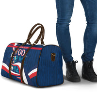 Personalized France Gallic Rooster Football Travel Bag Rooster Mascot French Culture Doodle
