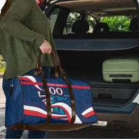 Personalized France Gallic Rooster Football Travel Bag Rooster Mascot French Culture Doodle