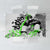 Street Style Graffiti Tablecloth with Smoking Monkey and Neon Green - Wonder Print Shop