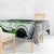 Street Style Graffiti Tablecloth with Smoking Monkey and Neon Green - Wonder Print Shop