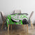 Street Style Graffiti Tablecloth with Smoking Monkey and Neon Green - Wonder Print Shop