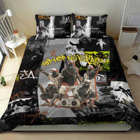 Boombox Breakdancer Bedding Set with Grafiti Art and Grunge Street Hip Hop Style - Wonder Print Shop