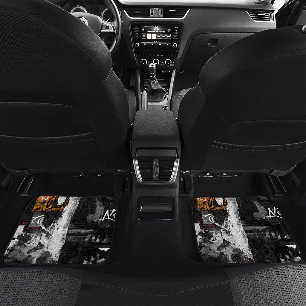 Boombox Breakdancer Car Mats with Grafiti Art and Grunge Street Hip Hop Style - Wonder Print Shop