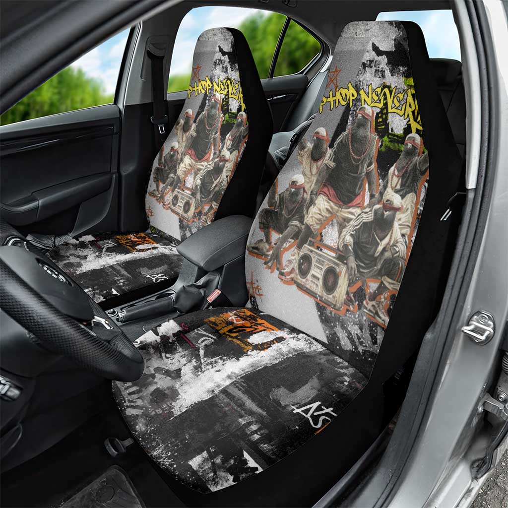 Boombox Breakdancer Car Seat Cover with Grafiti Art and Grunge Street Hip Hop Style - Wonder Print Shop