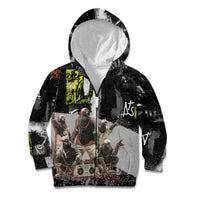 Boombox Breakdancer Kid Hoodie with Grafiti Art and Grunge Street Hip Hop Style - Wonder Print Shop
