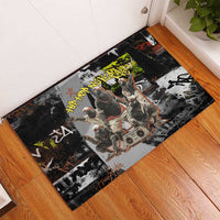 Boombox Breakdancer Rubber Doormat with Grafiti Art and Grunge Street Hip Hop Style - Wonder Print Shop