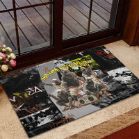 Boombox Breakdancer Rubber Doormat with Grafiti Art and Grunge Street Hip Hop Style - Wonder Print Shop