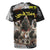 Boombox Breakdancer Rugby Jersey with Grafiti Art and Grunge Street Hip Hop Style - Wonder Print Shop