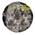 Boombox Breakdancer Spare Tire Cover with Grafiti Art and Grunge Street Hip Hop Style - Wonder Print Shop