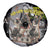Boombox Breakdancer Spare Tire Cover with Grafiti Art and Grunge Street Hip Hop Style - Wonder Print Shop