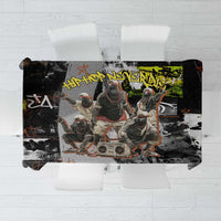 Boombox Breakdancer Tablecloth with Grafiti Art and Grunge Street Hip Hop Style - Wonder Print Shop