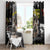 Boombox Breakdancer Window Curtain with Grafiti Art and Grunge Street Hip Hop Style - Wonder Print Shop