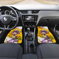Graffiti Monkey Car Mats with Hip Hop Sunglasses and Gold Chain Design - Wonder Print Shop