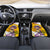 Graffiti Monkey Car Mats with Hip Hop Sunglasses and Gold Chain Design - Wonder Print Shop