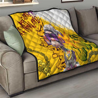 Graffiti Monkey Quilt with Hip Hop Sunglasses and Gold Chain Design - Wonder Print Shop