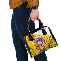 Graffiti Monkey Shoulder Handbag with Hip Hop Sunglasses and Gold Chain Design - Wonder Print Shop