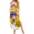 Graffiti Monkey Summer Maxi Dress with Hip Hop Sunglasses and Gold Chain Design - Wonder Print Shop