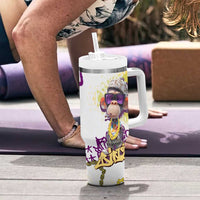 Graffiti Monkey Tumbler With Handle with Hip Hop Sunglasses and Gold Chain Design - Wonder Print Shop