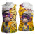Graffiti Monkey Women Sleeveless Polo Shirt with Hip Hop Sunglasses and Gold Chain Design - Wonder Print Shop