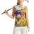 Graffiti Monkey Women Sleeveless Polo Shirt with Hip Hop Sunglasses and Gold Chain Design - Wonder Print Shop
