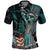 Street Art Liberty Polo Shirt with Graffiti Print and Cartoon Statue of Liberty - Wonder Print Shop