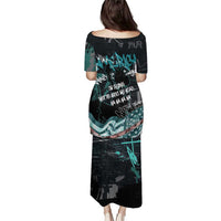 Street Art Liberty Puletasi with Graffiti Print and Cartoon Statue of Liberty - Wonder Print Shop