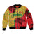 Senegal Bomber Jacket with Baobab Tree and African Tribal Pattern Design - Wonder Print Shop