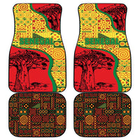 Senegal Car Mats with Baobab Tree and African Tribal Pattern Design - Wonder Print Shop