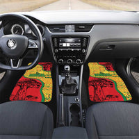 Senegal Car Mats with Baobab Tree and African Tribal Pattern Design - Wonder Print Shop