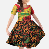 Senegal Family Matching Tank Maxi Dress and Hawaiian Shirt with Baobab Tree and African Tribal Pattern Design - Wonder Print Shop